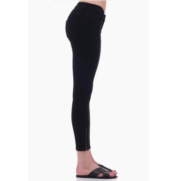 Goldsign Marcie Crop Skinny Ankle Zipper Jeans - Picture 2 of 16